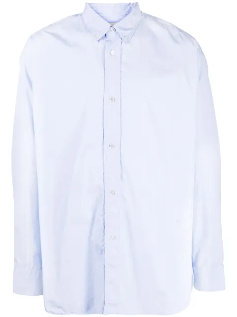 Studio Nicholson Jude cotton shirt Blue JUDESNM884