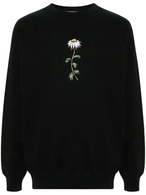 Maccapani Macca floral-print sweatshirt Black 24EM2M0E0106335