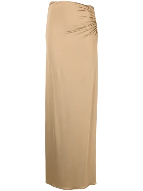Magda Butrym cut-out-detail maxi skirt Neutrals 177424