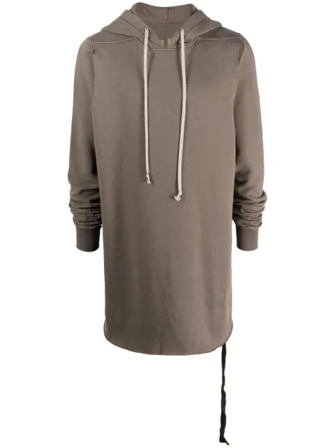 Rick Owens DRKSHDW cut-out drawstring hoodie Brown DU02C5294F