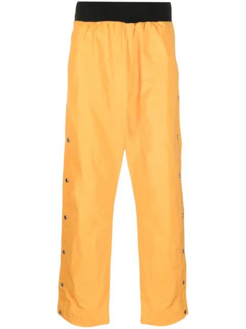 GALLERY DEPT. Rec press-stud straight-leg trousers Yellow REC5045