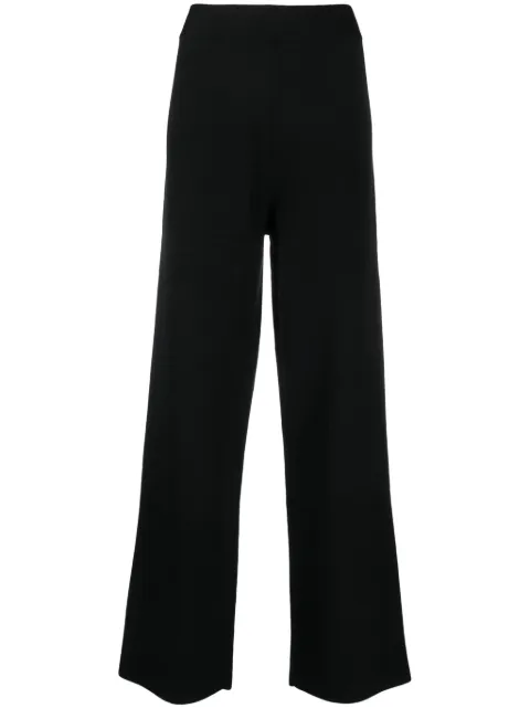 Seventy wide-leg wool-blend trousers Black PT1226900316