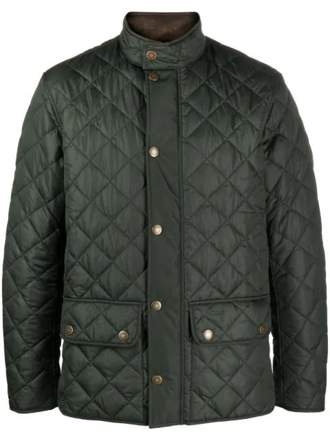Barbour button-up quilted jacket Green MQU1715GN71