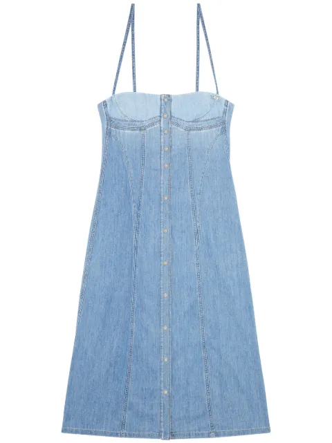 Diesel De-Dressy denim midi dress Blue A10934068GH