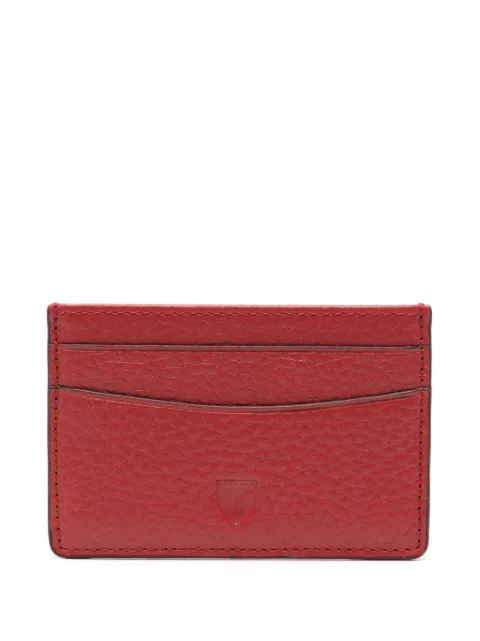 Aspinal Of London logo-stamp leather cardholder Red 039228231360000