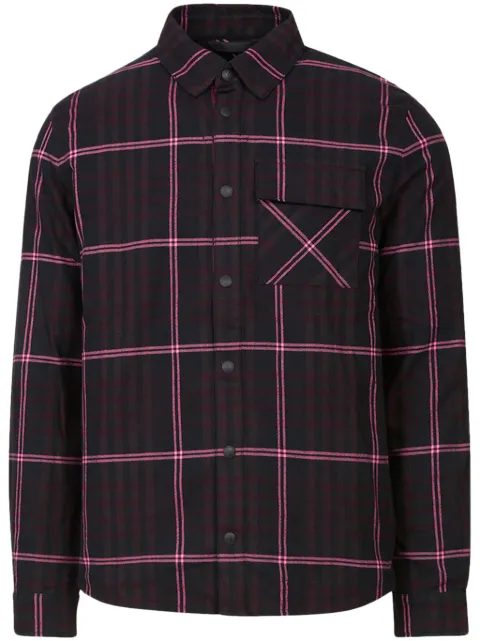 Aztech Mountain Loge Peak plaid cotton shirt Brown AM400232