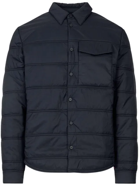 Aztech Mountain Loge Peak quilted shirt jacket Black AM400214