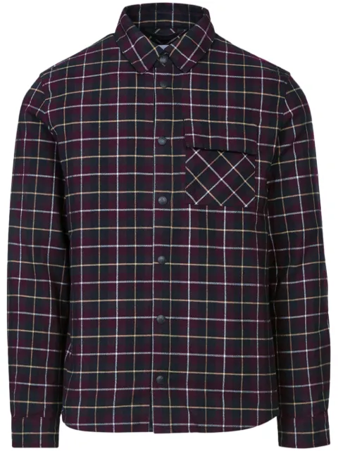 Aztech Mountain Loge Peak plaid shirt Brown AM400232
