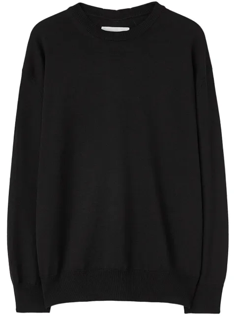 Jil Sander crew-neck wool jumper Black J04GP0003J14532