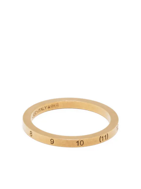 Maison Margiela Numerical semi-polished ring Gold SI8UQ0002SV0129