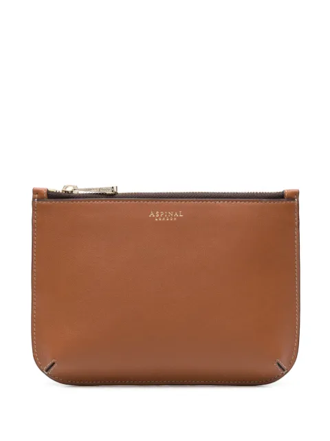 Aspinal Of London medium Ella leather pouch Brown 039283815160000