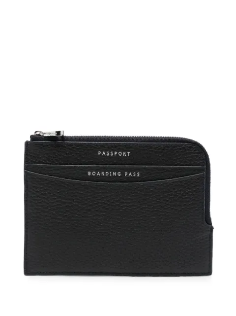 Aspinal Of London travel leather wallet Blue 062283410550000