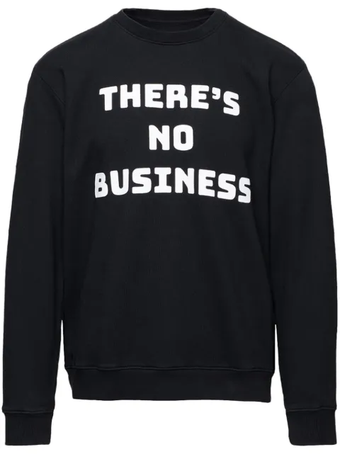 Aztech Mountain No Biz slogan-print sweatshirt Black NOBIZSWEATSHIRT