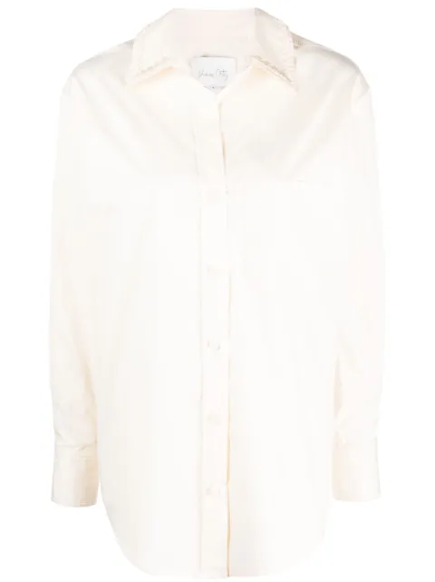 Johanna Ortiz Mavly cotton-poplin texture Neutrals PT01467