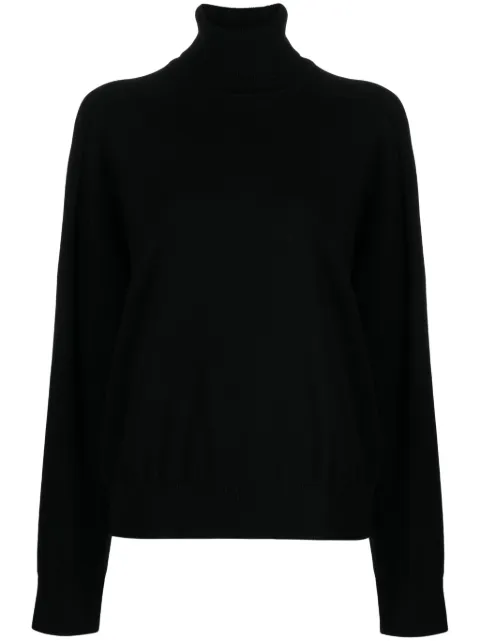 ARMARIUM roll-neck fine-knit jumper Black ARMTMKN03WS01002