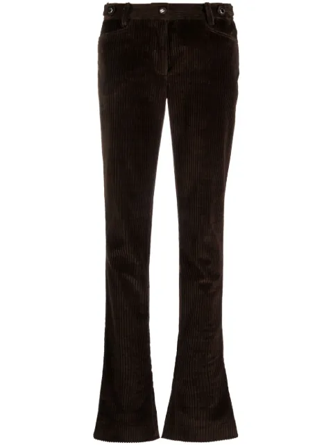 Dolce & Gabbana corduroy flared trousers Brown FTCX7TFUWDU