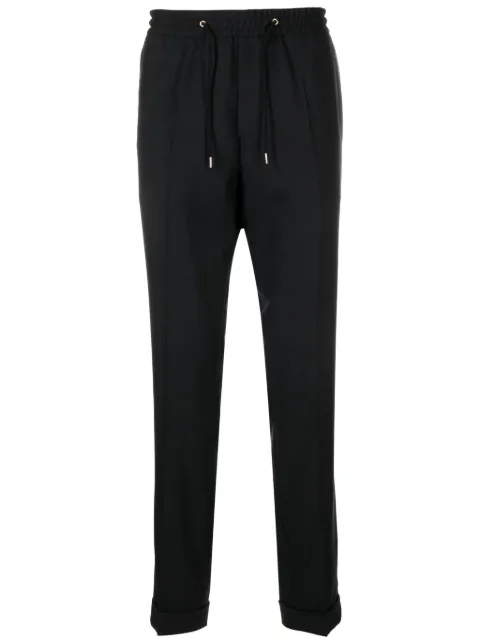 Paul Smith drawstring wool chino trousers Black M1R921TG00001