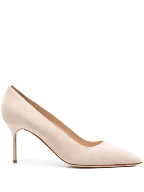 Manolo Blahnik BB 70mm suede pumps Neutrals 9XX0415