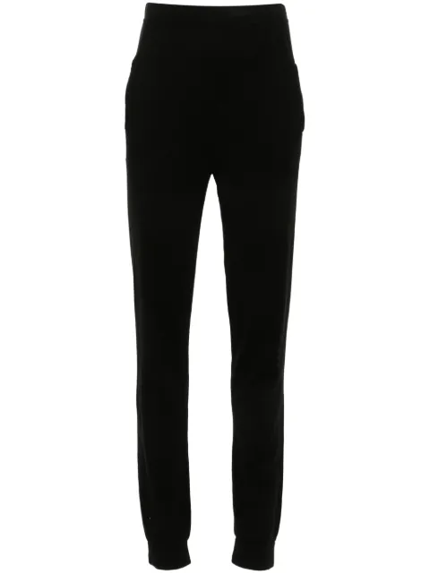 Saint Laurent high-waisted cashmere leggings Black 765442YALL2