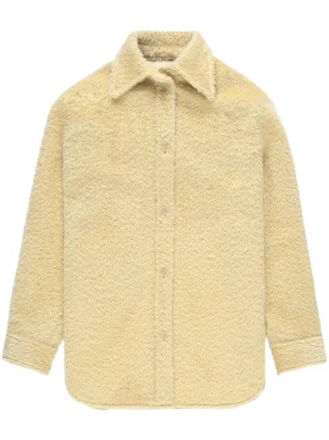 ISABEL MARANT Celiane button-up shirt jacket Neutrals VE0198FAA3A02I