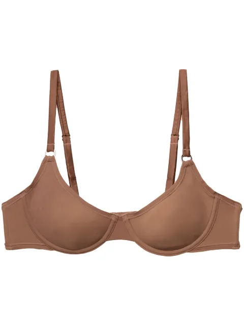 Fleur Du Mal Le Stretch micro demi bra Brown BR03880860