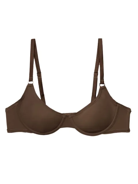 Fleur Du Mal Le Stretch micro demi bra Brown BR03880637