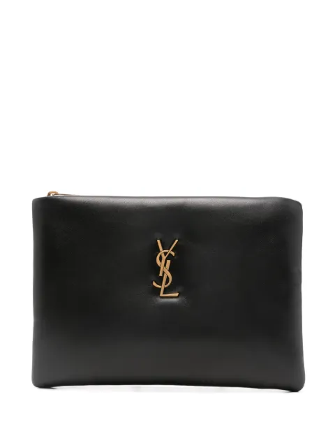 Saint Laurent small Calypso clutch bag Black 765025