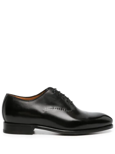 Bontoni lace-up leather oxford shoes Black VITTORIO