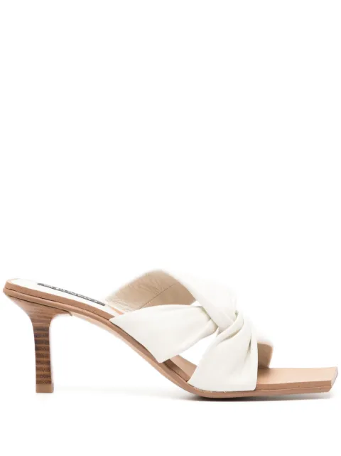 Senso Mila 80mm leather mules White MILA