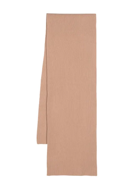 JOSEPH ribbed-knit merino wool scarf Neutrals JF006912