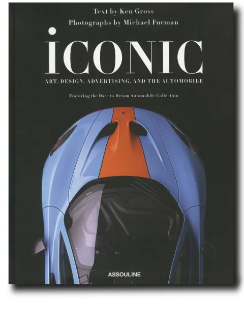 Assouline Iconic: Art, Design, Advertising, and the Automobile book Black 9781614281948