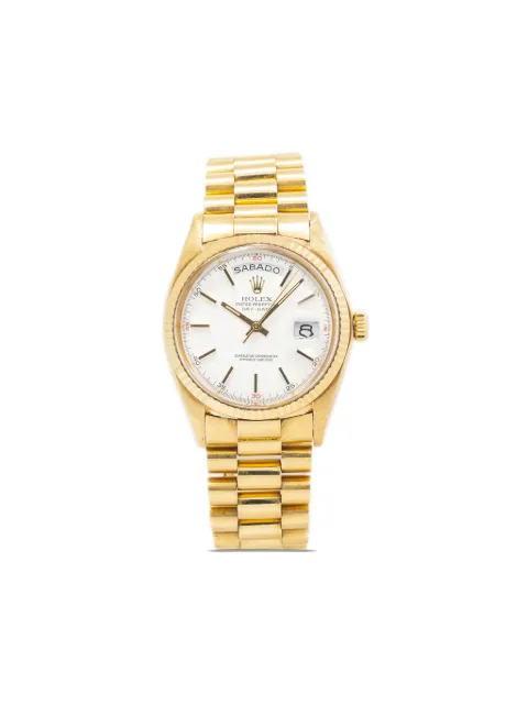 Rolex pre-owned Day-Date 36mm White 1803