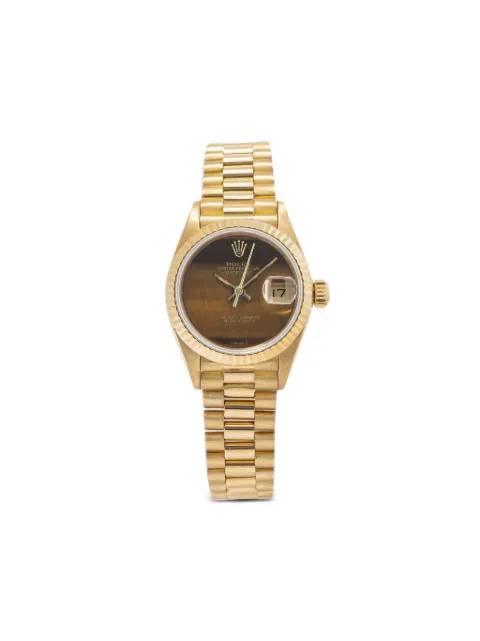 Rolex pre-owned Datejust 26mm Brown 69178