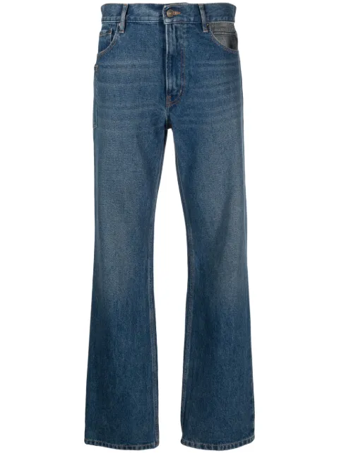 Gauchère cut-out straight-leg jeans Blue M223330300421201