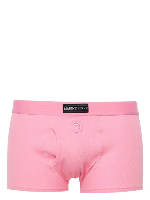 Marine Serre Crescent Moon-embroidered boxers Pink MUW030CJER0011PK30