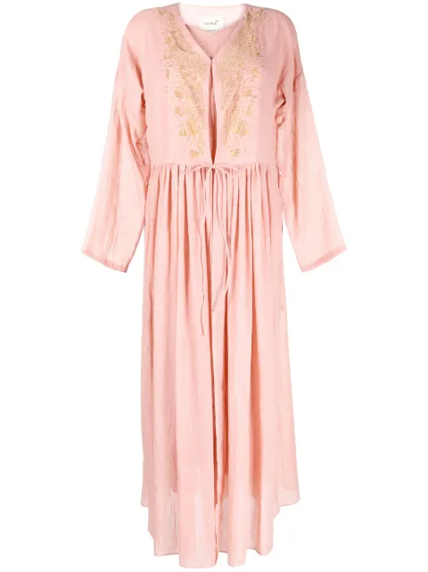 Bambah stud-embellished kaftan dress Pink BMRM2418