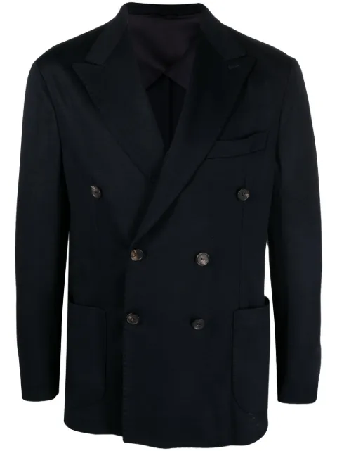 Doppiaa double-breasted blazer Blue AARADEOT110520