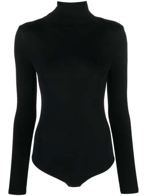 Wolford roll-neck long-sleeve bodysuit Black 75083