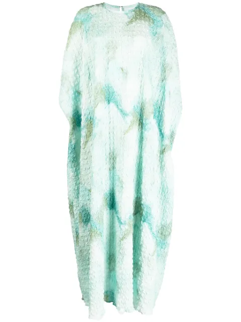 Bambah jacquard kaftan dress Green BMRM2415