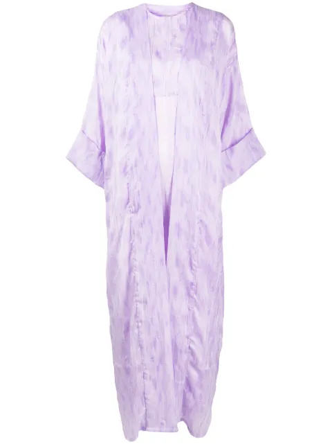 Bambah Isabella kaftan dress set Purple BMRM2435