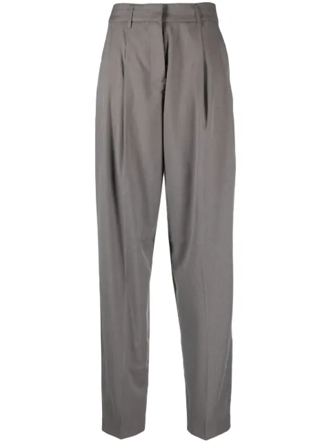 REMAIN pleat-detailing tailored trousers Grey 500655721