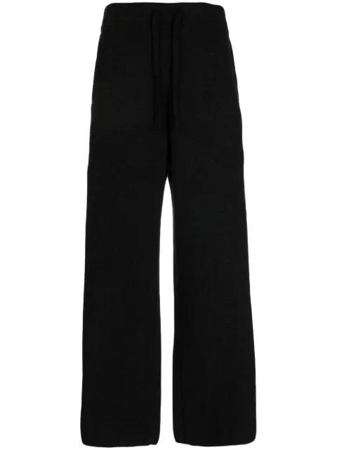 Children Of The Discordance drawstring waist straight-leg trousers Black COTDKN004