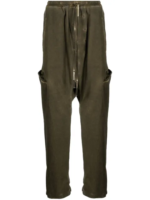 Boris Bidjan Saberi drawstring-waist track pants Yellow P26FIF10012OAK