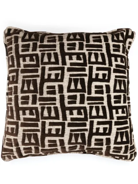 Soho Home Pierre Frey Tsomba abstract-pattern cushion (H50cm x W50cm x D5cm) Brown 79906231