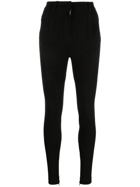 Stella McCartney panelled skinny-cut trousers Black 6401283CU352
