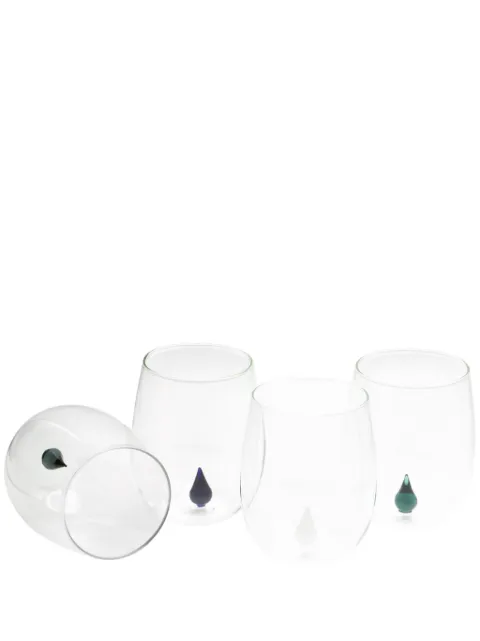 CU I SEEYOU Drop 3D-detailing glasses (set of four) Neutrals CUDROP002