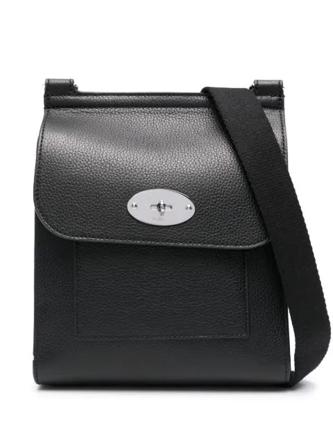 Mulberry small Antony leather messenger bag Black HH9190205A100