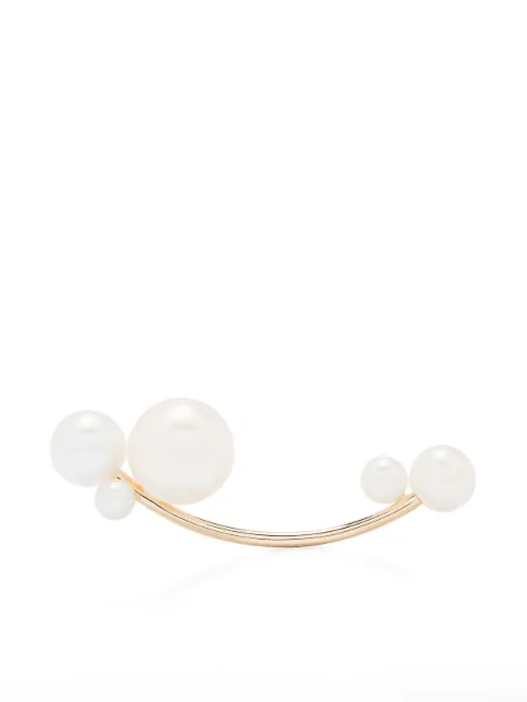 Sophie Bille Brahe 14kt yellow gold Stellari pearl earring Gold EA24BW33FWR