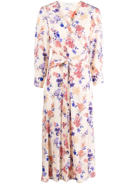 Forte Forte Belle De Jour floral-print wrap dress Neutrals 10722MYDRESS