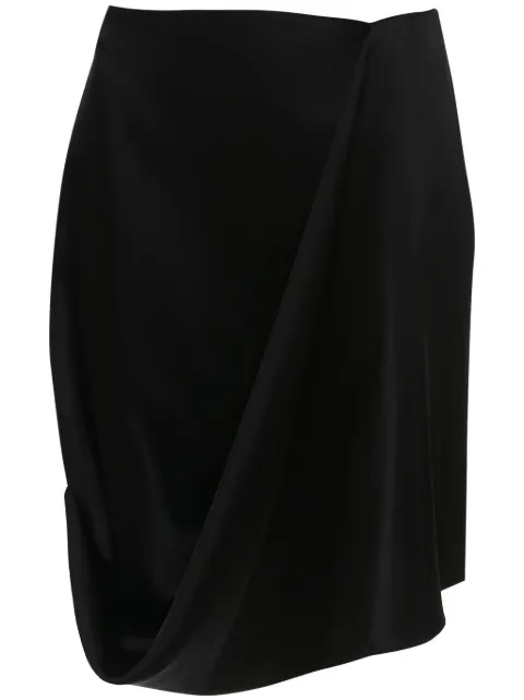 JW Anderson draped asymmetric miniskirt Black SK0163PG1056999